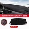 For Toyota Corolla 2007-2013 2014 XLE GL Car Dashboard Cover Mat Dash Board Sun Shade Pad Anti-UV Artificial Leather Accessories
