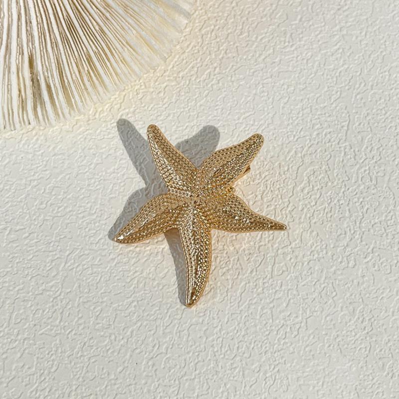 1/3Pcs Trendy Shell Starfish Hair Clips Y2K Vacation Style Hairpins Women Girls Metal Side Bangs Clips Hair Accessories Gifts