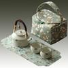 Woding Ru Kiln Ceramic Travel Kung Fu Tea Set