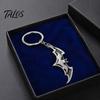 Zinc Alloy Key Holder Bat Dart Keychain, Car Ring for Keychain Men, Handbags Backpacks Charm Decorative Accessory Halloween Lightweight Bag Charms