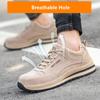 Safety Autumn Shoes Breathable Work Shoes Anti Stab Work Sneakers With Steel Toe Indestructible Shoes Anti Smashing Safety Shoes