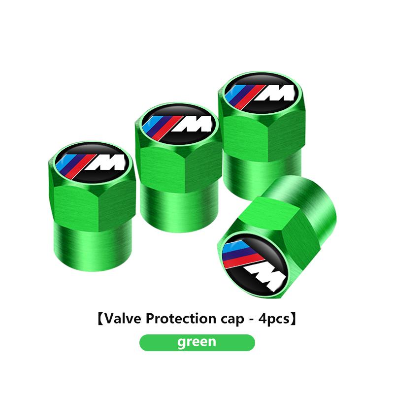 For BMW 4PCS Aluminum Car Wheel Tire Valve Cap Cover Auto Accessories X1 X2 X3 X4 X5 X6 X7 G20 G30 6GT E46 E90 E60 F10 E39