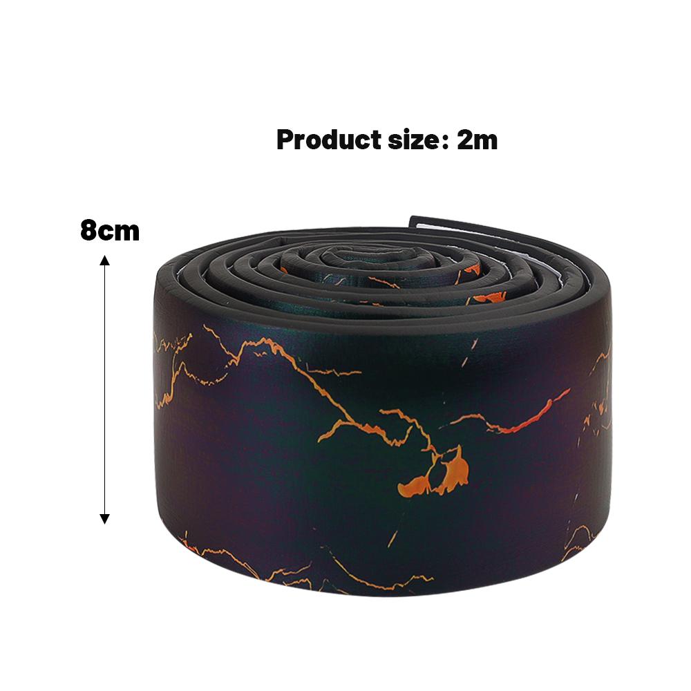 Vodotěsná samolepka na kryt Soklová lišta 3D samolepka na zeď Samolepicí Zesílený nábytek Roh Proti kolizi Dekorační páska