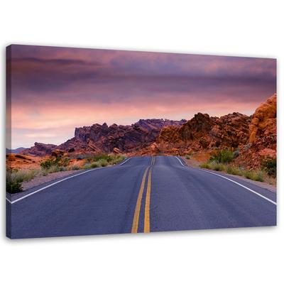 Leinwandbild Straße ROUTE 66 USA