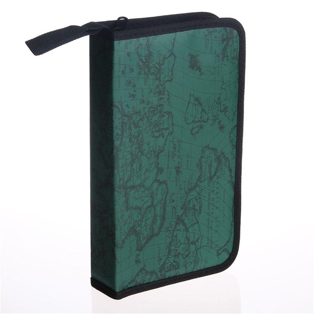 Durable Fabric Carry Case CD DVD VCD Game Accessories Disc Holder Organizer Storage Bag Wallet