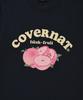 COVERNAT WOMAN Crop Fruit T-Shirt Navy