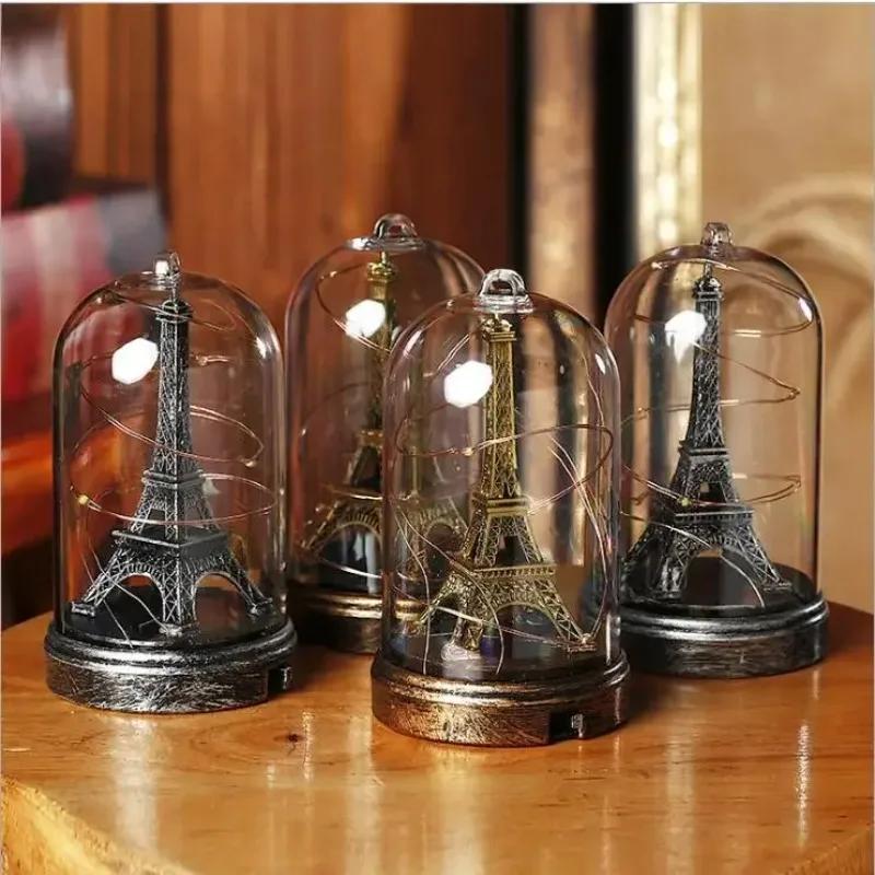 1pcs Miniature Tower Eiffel Tower Home Lighting Decoration Gift Model Metal Ornaments Home Decor Accessories