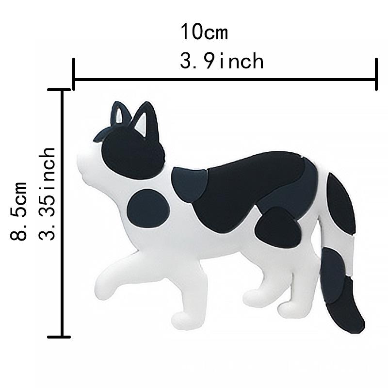 Strong Magnetic Cat Tail Fridge Magnet Hook - Creative Japanese Cartoon Design