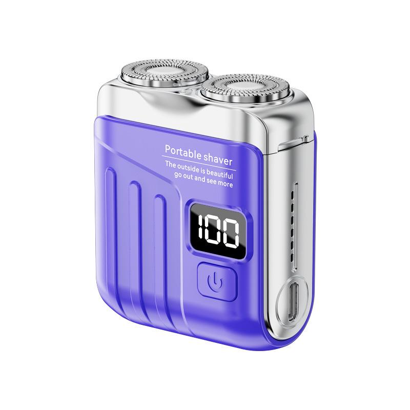2025 New MINI Electric Shaver for Men - Quick Charge, Portable with Power Display