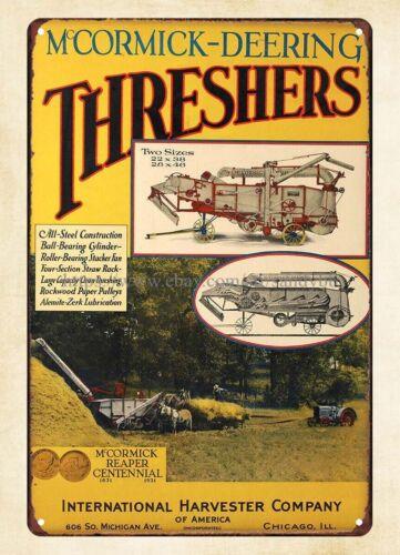 

garage store farmland machine threshers heritage farm tools tin signAluminum 20x30cm（7.8x11.8inch）