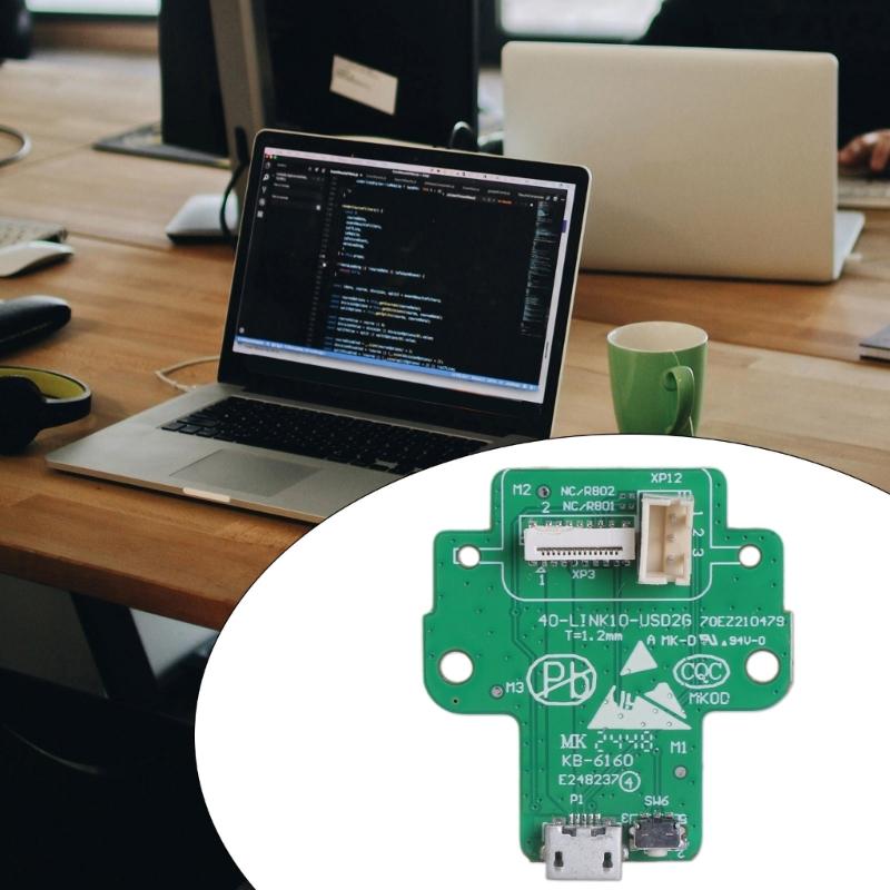 USB Charging Port Replacement Circuit Board for Link 10 Speaker Repair 40-LINK10-USD2G Parts, Green