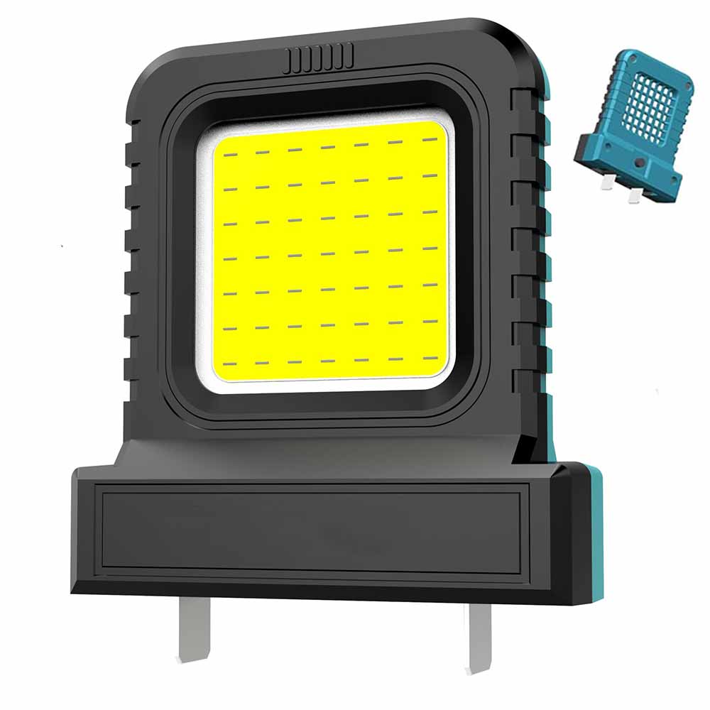 21V Power Tool Accessories LED Work Light Universal Floodlights for Makita/Milwaukee/Dewalt Battery For Outdoor Construction Use