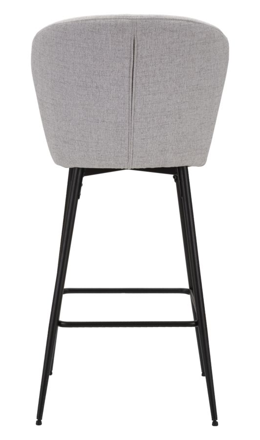 Bar Stool Losanna Grey Set 2 Pz Cm 52X59X108