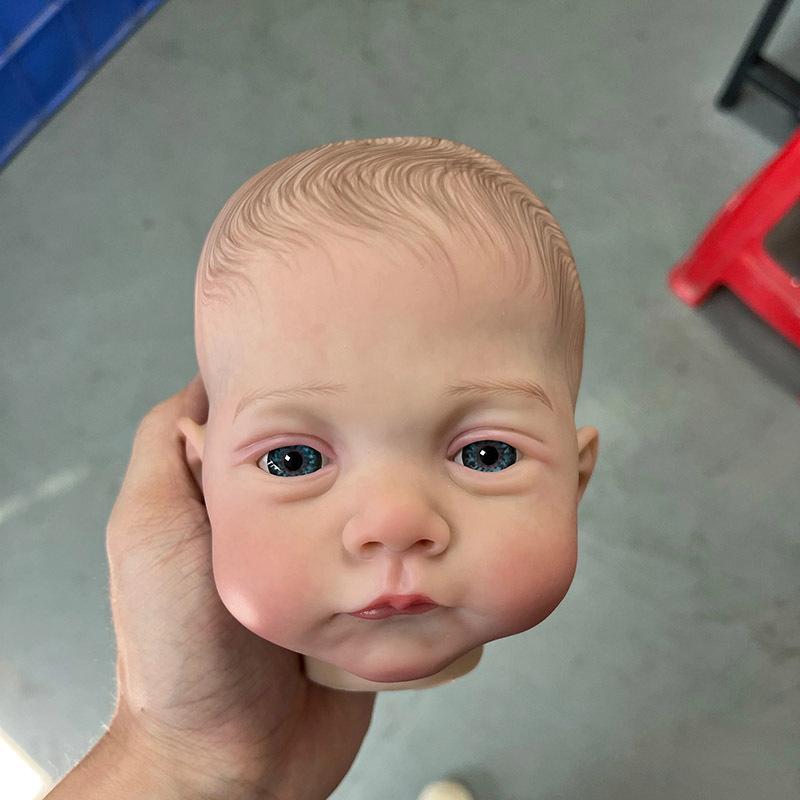 19inch Already Painted Twins Reborn Doll Kit Lily and Irys Soft Touch Hand Painted with Veins Cloth Body Included