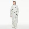 Unisex Waterproof One-Piece Ski Suit, Loose Fit, American-Style, Warm for 24-25 Snow Season