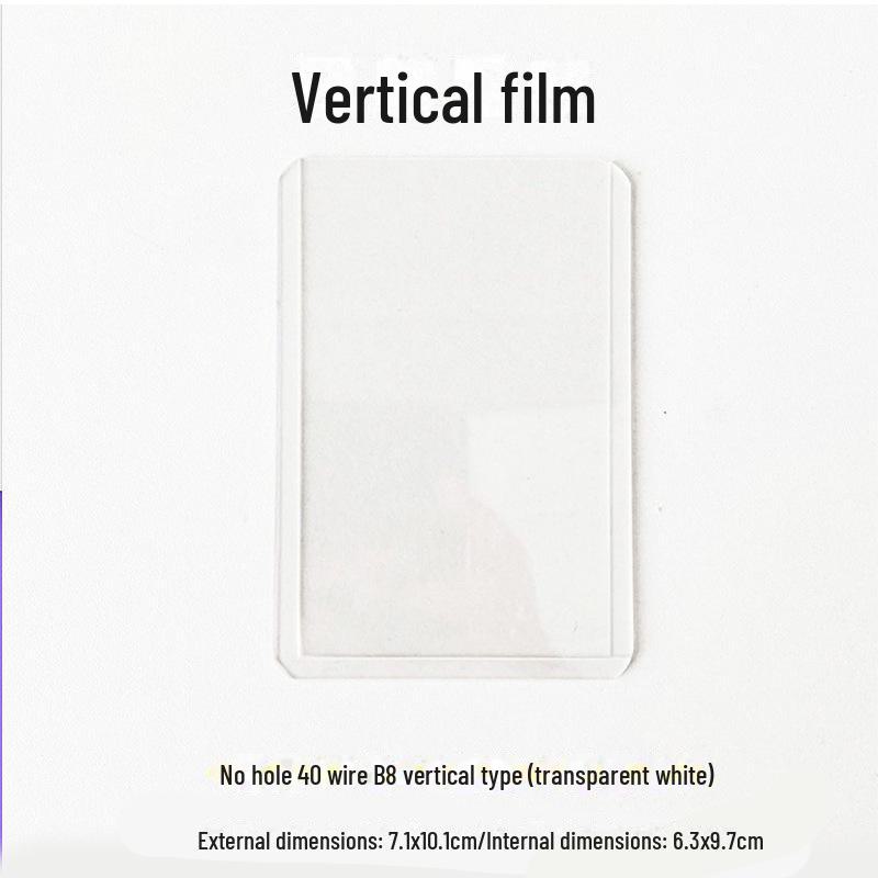 20-żyłowa folia CPP o wysokiej przezroczystości do albumów 3-calowych, małych etui na karty, 6-calowych filmów Polaroid, popcornu.