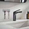 Manual Shaver Storage Rack Self Adhesive Rust Resistant 1Pcs Holder for Guest Bathroom Shower Storage Organization