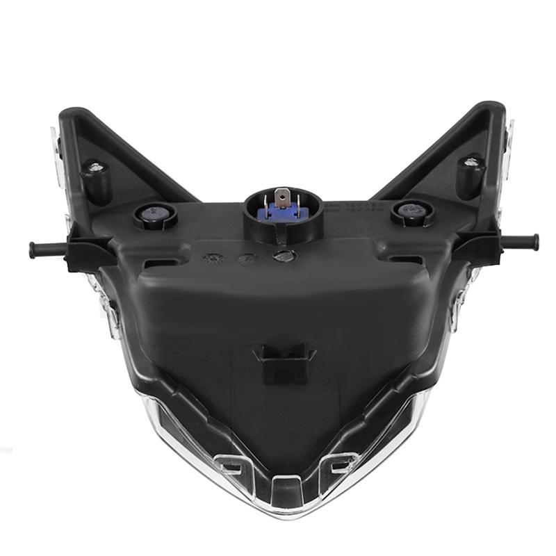 ABLZ-Motorcycle Parts Front Headlight Fairing Smoked Shell For LC135 V2 V6 Clip Head Light LED Spoiler Mask Cover Dirt Bi