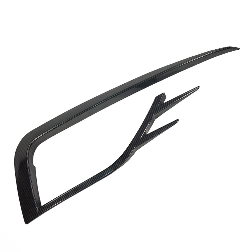 New 2Pcs Car Front Bumper Fog Light Grille Cover Trim For VW Golf 7.5 MK7.5 2018 - 2020 Wind Knife Cover Trim Bumpers Kit