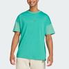 Adidas All Season Sportswear Comfortable Patchwork Loose Short Sleeve T-Shirt Men Tops Half-Court-Green JJ3676