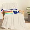 Fashion C-Commodore 64 Blanket Soft Throw Blanket for Home Bedroom Bed Sofa Picnic Travel Office Rest Cover Blanket Gift