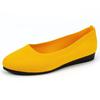 Women's Casual Round Toe Slip-On Knit Flats: New Color, Breathable, Hollow Design