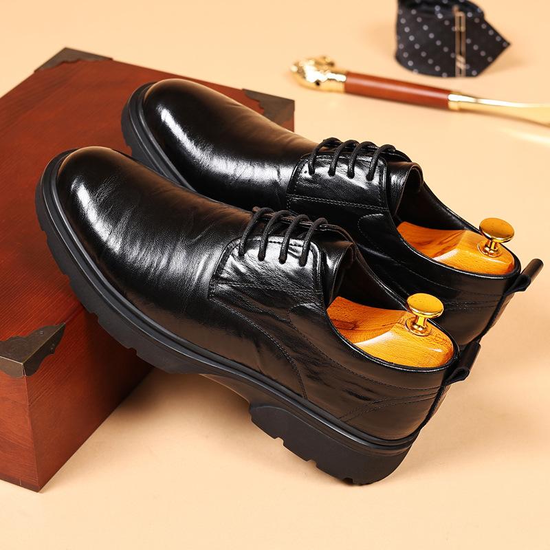 New Men Oxfords Shoes Footwear Sneakers Shoes Men Leather Casual Lace-up Walking Shoes Men Outdoor Tooling Shoes Man Suit Shoes