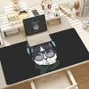 Cat Kawaii Mouse Pad Large Cute Girl Laptop Keyboard Pads Cartoon Lock Edge Wrist Mat