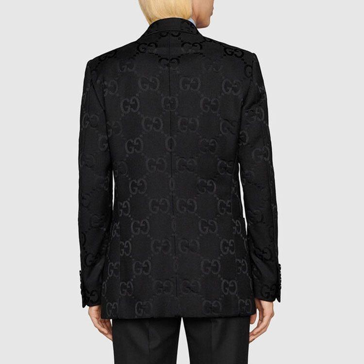 GUCCI SS22 Business Suit Coat Men's Black 680759-ZAHT6-1000