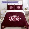 Portsmouth FC Printed 3PCS Bedding Set Breathable Duvet Cover with Pillowcases Decorative Bed Linen for Bedroom Home