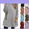 Classic Cotton Sweatshirt With Patchwork Design For Women Casual Wear