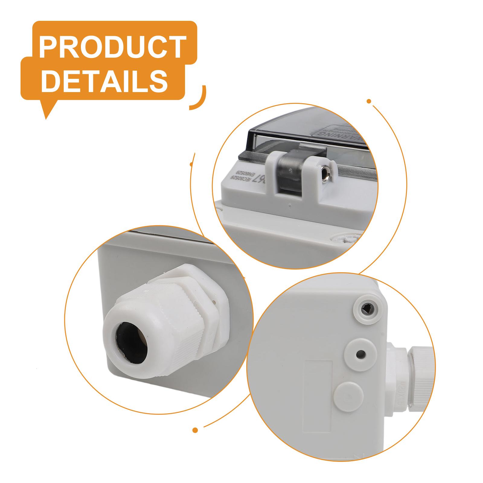 

Outdoor Waterproof Control Button Box with IP66 Rating Single Hole Enclosure and Leak Proof Switch Cover for Industrial Use China Mainland