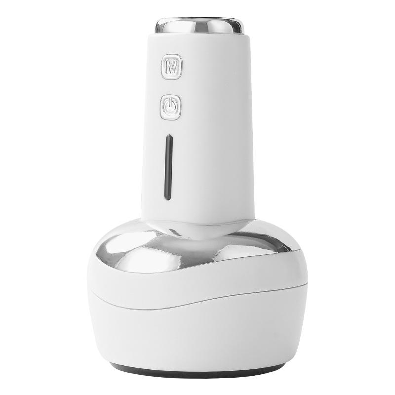 Умный массажер с банками Ручной вакуумный массажер с присоской с красным светом и подогревом для массажа тела, борьбы с целлюлитом белый