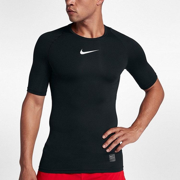 Nike Solid Color Crew Neck Short Sleeve T-Shirt Men Tops Black CT8460-010