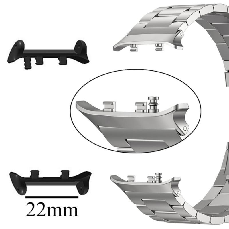 Pair Adapter Straps Connector Strong Metal Straps Connector Adapter Bracelets Accessories Upgrades for Smartwatch