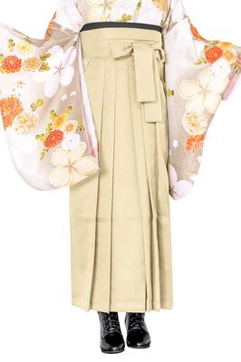 Hakama Single Item Plain Graduation Ceremony [KYOETSU] Women's (Ivory, M)