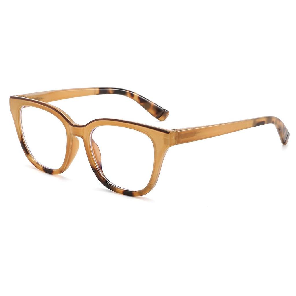 Trendige Lesebrille mit Leopardenmuster und Cat-Eye-Form, Blaulichtfilter, für Damen
