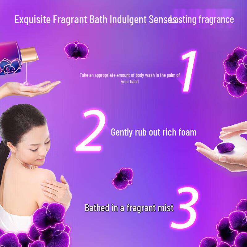 lux Neon Orchid Luxurious Fragrance Body Wash