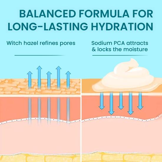 The Skin Story Aqua Boost All Day Moisturizer | Hydrating Water-Based with Witch Hazel, Prebiotics, Vitamin E & Hyaluronic Acid for Oily Skin 50ml