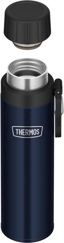 Thermos Outdoor Series Water Bottle Cold Carbonated Beverage Bottle with Carry Loop 500ml Midnight Blue Cold Storage Only MDB RBAA-500