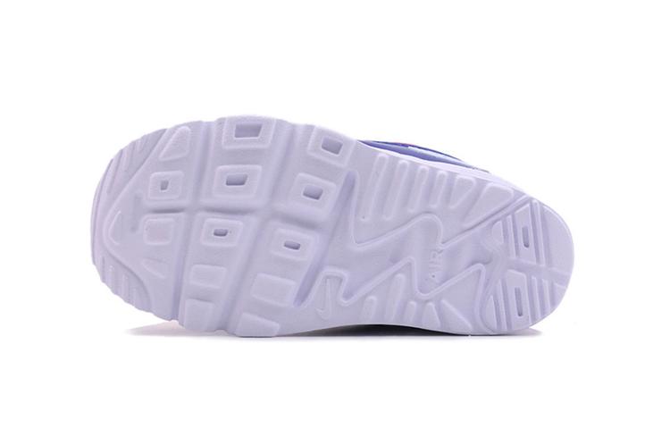 Nike Malé 90 Protiskluzové Tlumení Nízké Běžecké Boty Červená Modrá Bílá Kojenci A Batolata 881924-604