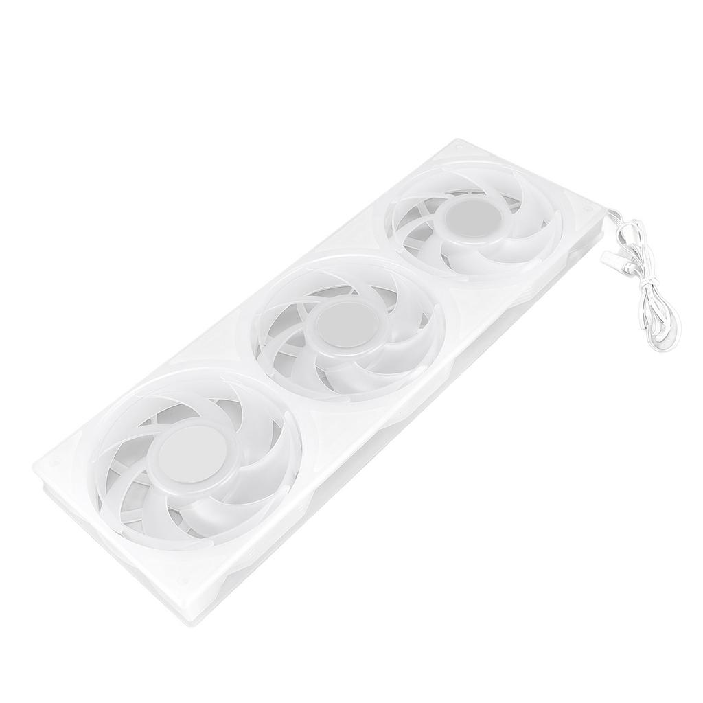 360mm 3 in 1 Computer Case Fan 5V ARGB 2200RPM 4 Pin PWM MFDB Dynamic Pressure Bearing 7 Blades Quiet Case Cooler Fan for PC