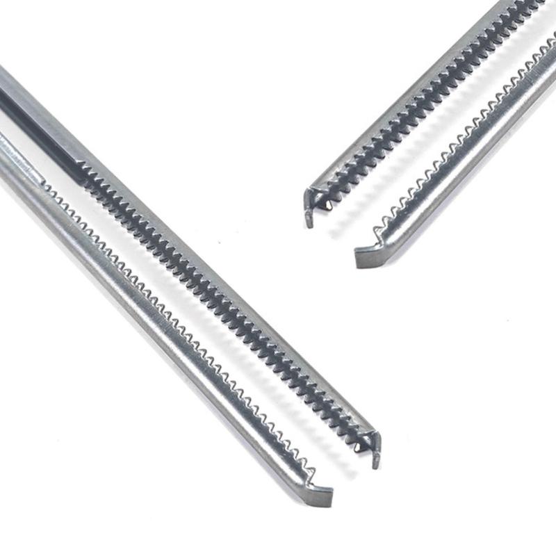 Efficient Stainless Steel Serrated Seafood Tongs Clip for Secure Grip On Fish and Trash for Kitchen and Outdoor Activity