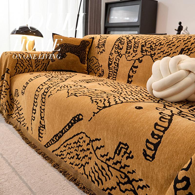 Anti-Cat Scratch Sofa Towel Sofa Cover New Four-Season Universal Cover Cloth A Whole Towel Blanket Home Textile Decor