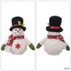 Lighted Christmas Table Decorations, LED Lighted Xmas Snowman Ornaments, Lighted Up Christmas Snowman Doll For Home Indoor Holiday Party Decor