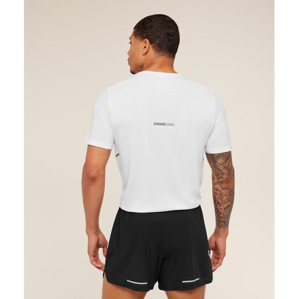 Gymshark Seamless Running T shirT Gs whiTe A4c9s Wb57