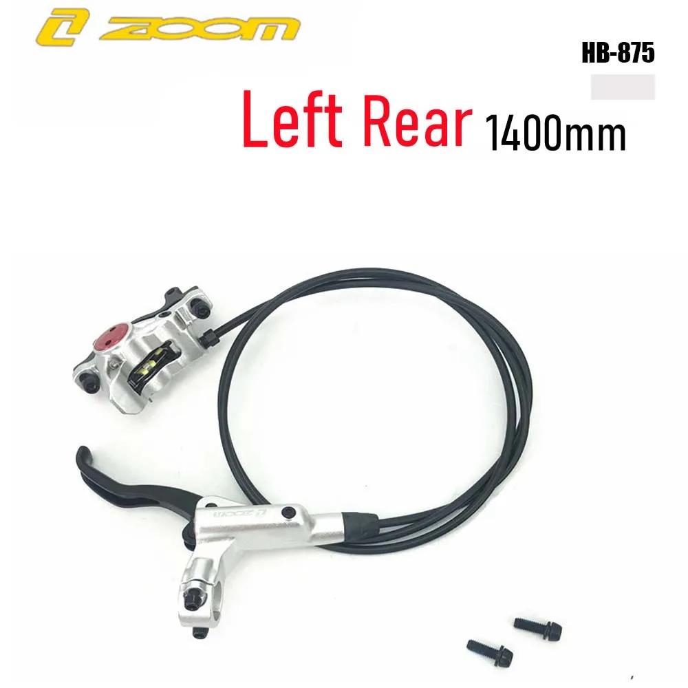 ZOOM HB875 MTB Bike Hydraulic Disc Brake Set 800/1400mm Left Front/Right Rear Mountain Bicycle Oil Pressure