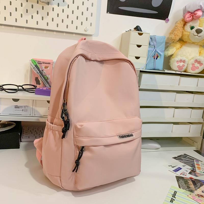 Schoolbag Korean Version of Junior High School Student Schoolbag for Men and Women Large Capacity Backpack for College Students Mori Fashion