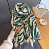 New imitation cashmere irregular stripes contrasting colors printed scarf autumn and winter warm scarf soft stripes big shawl women