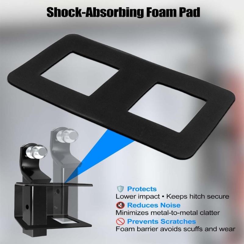 Steel Trailer Hitch Organizers Bracket For Truck Bed Supports 300 LBS Capacity Easy Mounting And Anti Rust Coating